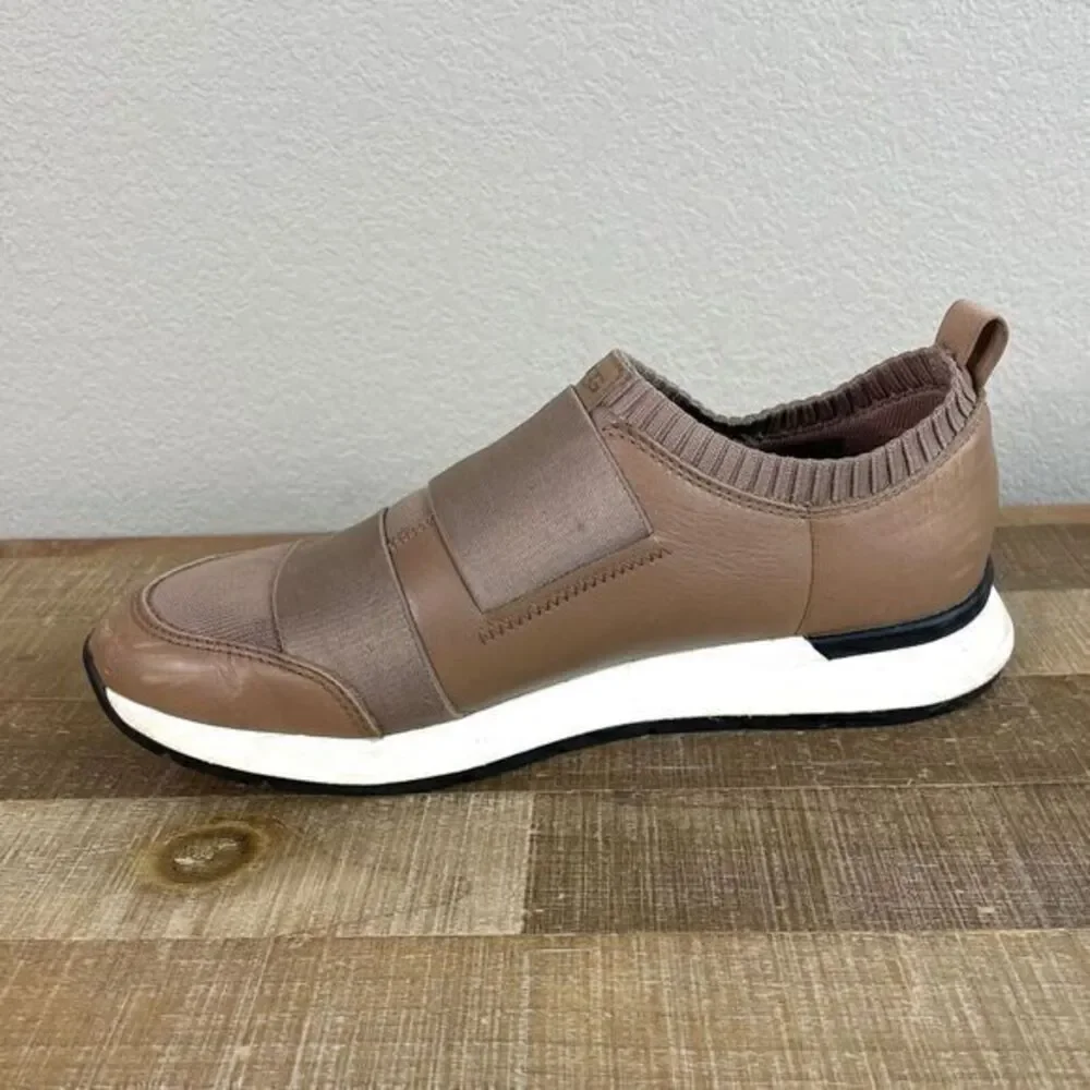 UGG Australia Himari Trainer Shoes Womens 8.5M Brown Slip On Athletic SN 1113350